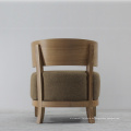 Moderner Design Möbel Massivholz Stuhl mit weichem Stoff